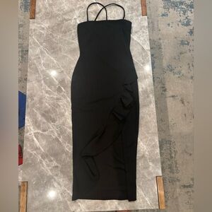 Windsor Black Strapy Gown